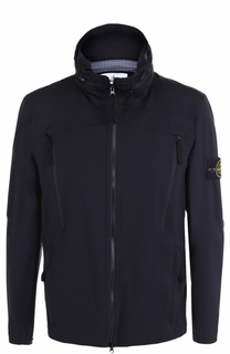 Куртка на молнии с потайным капюшоном Stone Island