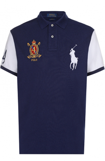 Хлопковое поло с короткими рукавами Polo Ralph Lauren