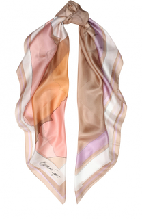 Шелковый платок с принтом Escada Sport