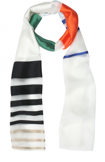 Шелковый шарф с принтом Escada