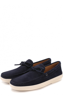 Замшевые мокасины на резиновой подошве Tod’s Tods