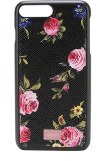 Кожаный чехол для iPhone 7 Plus с принтом Dolce &amp; Gabbana