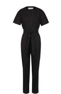 Хлопковый комбинезон с коротким рукавом и поясом Isabel Marant Etoile