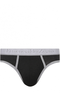 Брифы из вискозы с широкой резинкой Ermenegildo Zegna