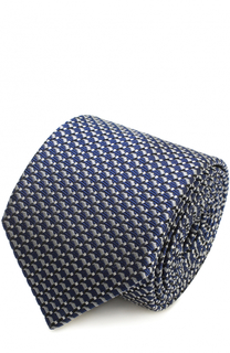 Шелковый галстук с узором Lanvin