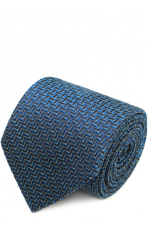 Шелковый галстук с узором Lanvin