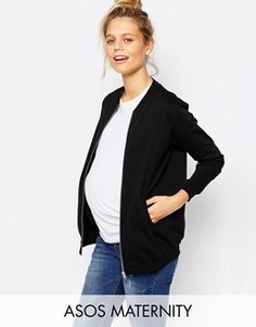 Бомбер для беременных ASOS Maternity - Черный