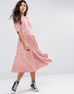 Платье макси ASOS - Розовый