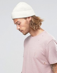 Белая шапки-бини ASOS - Белый