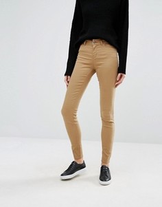 Зауженные джинсы с классической талией Vero Moda - Коричневый