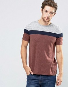 Футболка в стиле колор блок ASOS - Серый