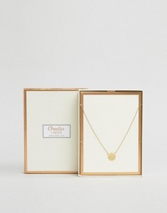 Позолоченное ожерелье в подарочной упаковке Orelia - Золотой