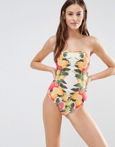 Слитный купальник с принтом Stella McCartney - Мульти