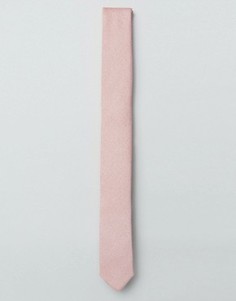 Узкий розовый галстук ASOS - Розовый