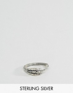 Серебряное кольцо с когтем ASOS - Серебряный
