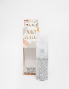 Серебристые блестки для волос Single - Серебряный Beauty Extras