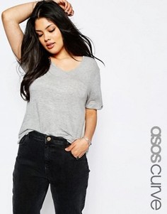 Футболка ASOS CURVE Forever - Серый