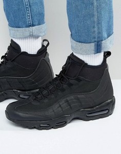 Черные кроссовки Nike Air Max 95 Sneakerboot 806809-002 - Черный