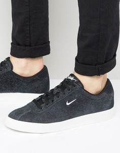 Nike Match Classic Suede Trainers In Black 844611-004 - Черный