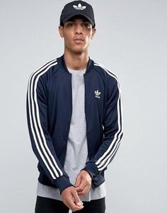 Спортивная куртка с трилистником adidas Originals Superstar AY7061 - Синий