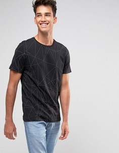 Футболка с принтом Jack &amp; Jones - Черный