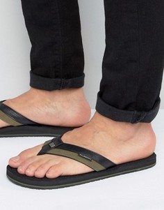Парусиновые шлепанцы Billabong Seaway - Черный