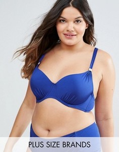 Dorina Plus Size Cote DAzur Underwired Bikini Top - Синий