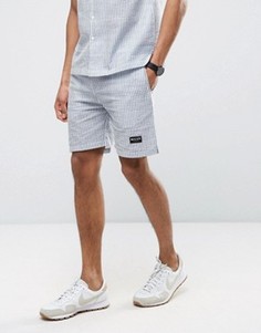 Nicce London Striped Shorts In Blue - Синий