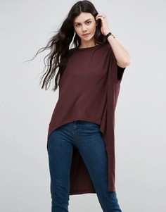 Топ с заниженной задней частью Vero Moda - Красный