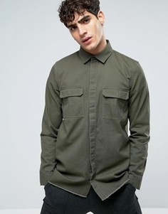Dr Denim Max Olive Shirt - Зеленый