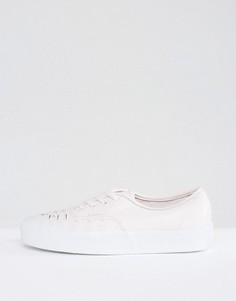 Розовые премиум-кроссовки с плетеной отделкой Vans Authentic - Мульти