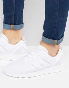 Белые кроссовки adidas Originals ZX FLUX - Белый