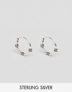 Серебряные серьги Reclaimed Vintage - Серебряный