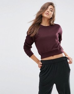 Укороченный oversize-свитшот ASOS - Бесцветный