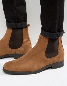 Замшевые ботинки челси Selected Homme Oliver - Коричневый