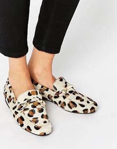 Кожаные лоферы ASOS MOVEMENT - Мульти
