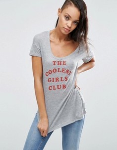 Футболка Pepe Jeans Katrina Cool Girls Club - Серый