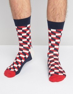 Носки с оптическим принтом Happy Socks - Мульти