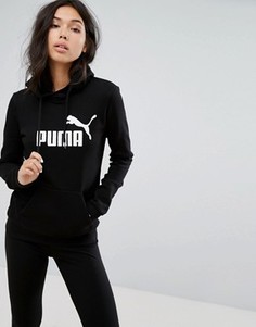 Худи черного цвета через голову Puma - Черный