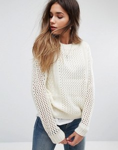 Свободный трикотажный джемпер Noisy May - Белый