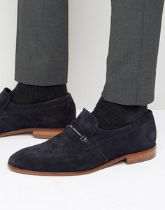 HUGO by Hugo Boss Dressapp Suede Loafers - Темно-синий