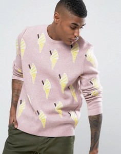 Розовый трикотажный джемпер с мороженым ASOS - Розовый
