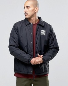 Спортивная куртка с подкладкой из искусственного меха от Carhartt WIP State - Черный