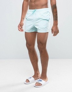 Бирюзовые короткие шорты для плавания ASOS - Синий
