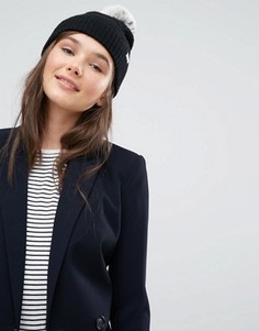 Шапка с узором косичка Jack Wills - Черный