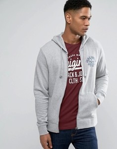 Свитшот на молнии Jack &amp; Jones - Серый