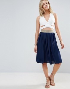 Wal G Midi Skirt - Темно-синий