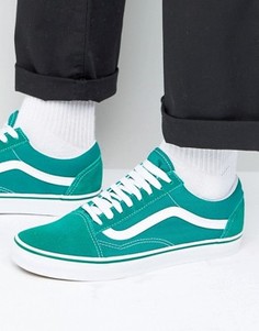Vans Old Skool Trainers In Green VA38G1MWI - Зеленый