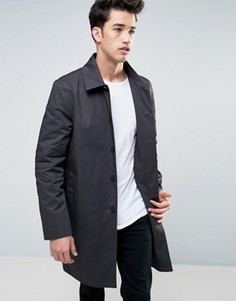 Однобортный темно-серый макинтош New Look - Зеленый