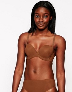 Бюстгальтер-трансформер без бретелек Nubian Skin - Коричневый